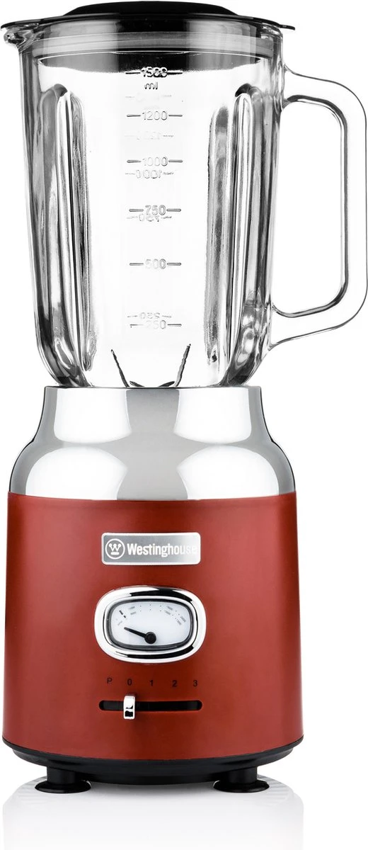 Westinghouse Retro Waterkoker + Broodrooster 2 Sleuven + Blender - Rood 5 Westinghouse Retro Waterkoker + Broodrooster 2 Sleuven + Blender - Rood - Image 3