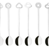 Sambonet Koffielepels Party Items Zilver 6 Stuks -Cuisine Et Table 52550C57