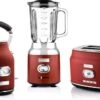 Westinghouse Retro Waterkoker + Broodrooster 2 Sleuven + Blender - Rood -Cuisine Et Table 550x334 1
