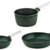 Westinghouse Pannenset Performance (Koekenpan ø 24 En 28 Cm + Steelpan ø 18 Cm) - Groen - Inductie En Alle Andere Warmtebronnen 1 Westinghouse Pannenset Performance (Koekenpan ø 24 En 28 Cm + Steelpan ø 18 Cm) - Groen - Inductie En Alle Andere Warmtebronnen -Cuisine Et Table 550x339
