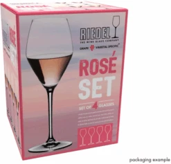 Riedel Rosé Glazen / Champagne Glazen - 4 Stuks -Cuisine Et Table 551500055 packaging hGY1DSav