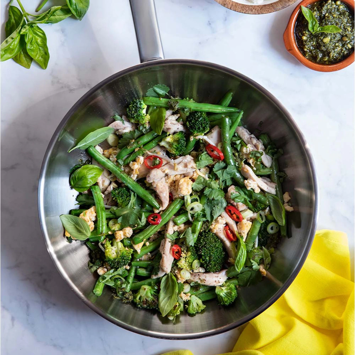 BK Wokpan Bright RVS - ø 28 Cm - Zonder Anti-aanbaklaag 5 BK Wokpan Bright RVS - ø 28 Cm - Zonder Anti-aanbaklaag - Image 3