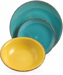 Villa D'Este Serviesset Baita 2 Intensita Doppia - 18-delig / 6 Personen -Cuisine Et Table 5907302 m