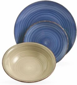 Villa D'Este Serviesset Baita 2 Intensita Doppia - 18-delig / 6 Personen -Cuisine Et Table 5907302 o