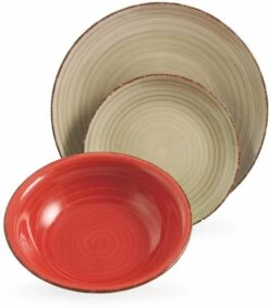 Villa D'Este Serviesset Baita 2 Intensita Doppia - 18-delig / 6 Personen -Cuisine Et Table 5907302 p