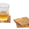 Jay Hill Onderzetters Tunea - Olijfhout - 10 X 10 Cm - 4 Stuks -Cuisine Et Table 6199103904422
