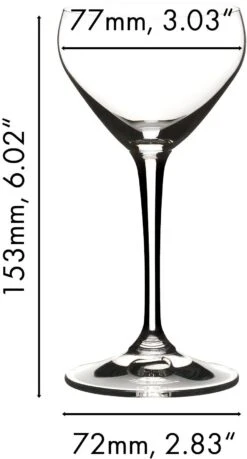 Riedel Cocktail Glazen Nick En Nora - 2 Stuks -Cuisine Et Table 641700005 dimensions qJjX3Pkv