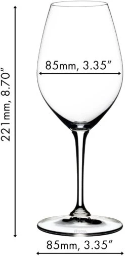 Riedel Champagne Glazen / Witte Wijnglazen Wine Friendly - 4 Stuks -Cuisine Et Table 642200403 dimensions meuzh7Bc 1