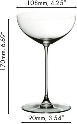 Riedel Cocktail Glazen Veritas - 2 Stuks -Cuisine Et Table 644900009 dimensions bqN9yyOT