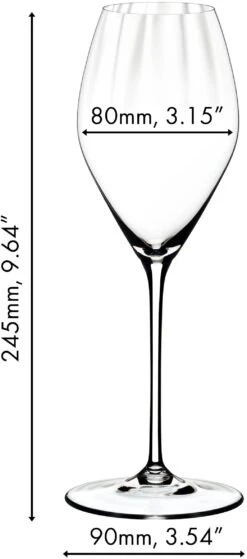 Riedel Champagne Glazen Performance - 2 Stuks -Cuisine Et Table 688400028 dimensions bxnKLINQ 2