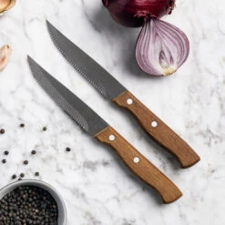 GreenPan Chop & Grill Steakmes - 2 Stuks -Cuisine Et Table 7081fb860ee26438a88c91c578f01e157965813c 3 C G SteakKnife 2Pcs 11cm CC001326 002 ProduLife