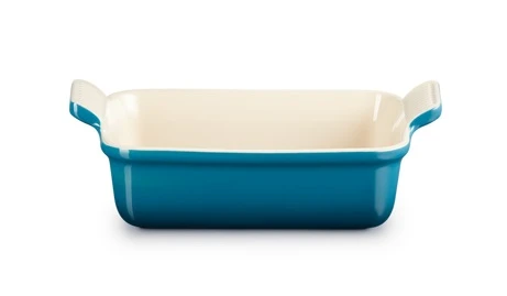 Le Creuset Ovenschaal Heritage - Deap Teal - 19 X 14 Cm / 1.1 Liter 3 Le Creuset Ovenschaal Heritage - Deap Teal - 19 X 14 Cm / 1.1 Liter