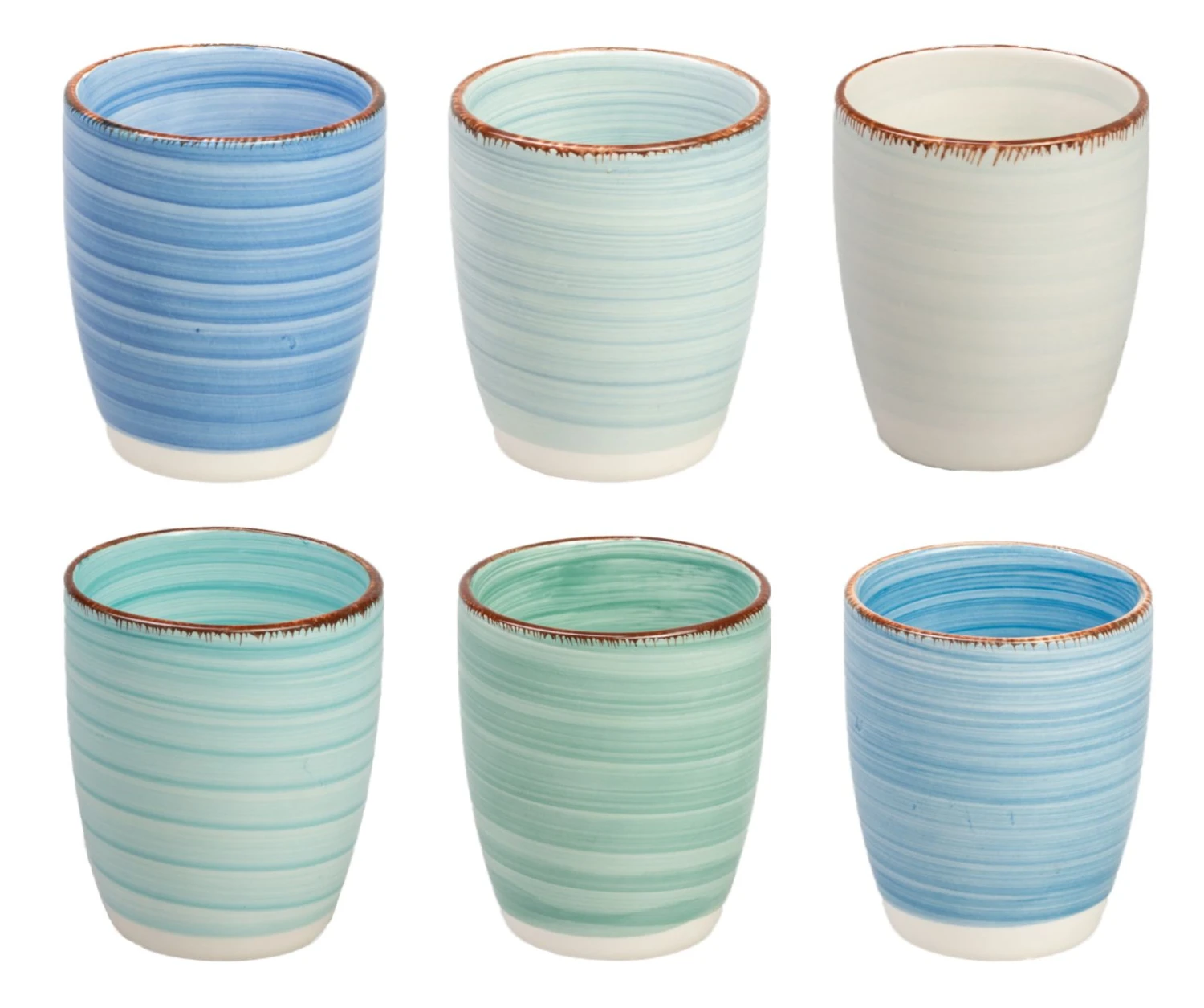 Studio Tavola Koffiekopjes Ocean Blue 160 Ml - 6 Stuks 3 Studio Tavola Koffiekopjes Ocean Blue 160 Ml - 6 Stuks
