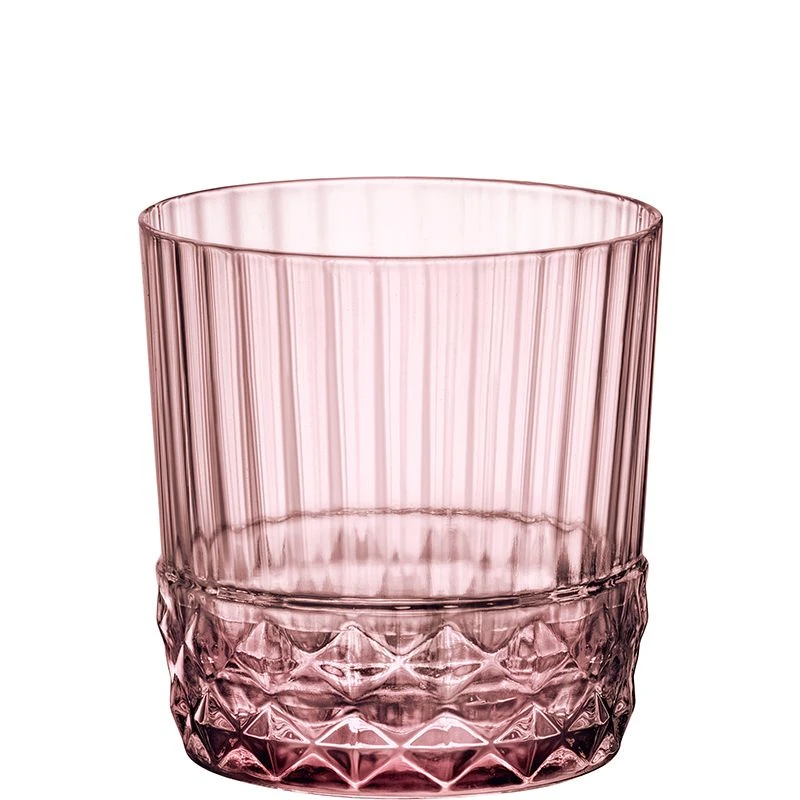 Bormioli Rocco Cocktailglazen / Whiskey Glazen / Waterglazen America 20's - Lilac Rose - 370 Ml - 6 Stuks 4 Bormioli Rocco Cocktailglazen / Whiskey Glazen / Waterglazen America 20's - Lilac Rose - 370 Ml - 6 Stuks - Image 2