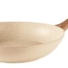 Sambonet Wokpan Rock 'n' Rose - Creme - ø 28 Cm - Standaard Anti-aanbaklaag -Cuisine Et Table 8014808128424