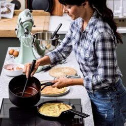 KitchenAid Steelpan Classic Forged - ø 16 Cm / 1.5 Liter - Keramische Anti-aanbaklaag 9 KitchenAid Steelpan Classic Forged - ø 16 Cm / 1.5 Liter - Keramische Anti-aanbaklaag -Cuisine Et Table 813CAuPQxL. AC SL1500