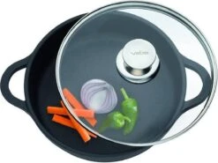 Valira Braadpan Met Deksel Aire - ø 20 Cm / 1.5 Liter -Cuisine Et Table 8411401008373 1