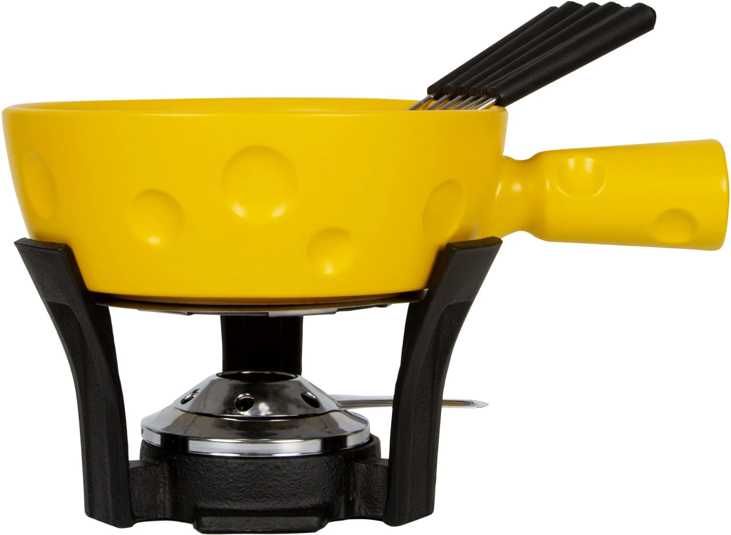 Boska Fondueset Cheesy - 6 Personen - Geel/zwart - 1.3 Liter 4 Boska Fondueset Cheesy - 6 Personen - Geel/zwart - 1.3 Liter - Image 2
