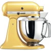 KitchenAid Keukenmachine Artisan - Kantelbare Kop - Pastel Geel - 4.8 Liter - 5KSM175PSEMY -Cuisine Et Table 859701501050