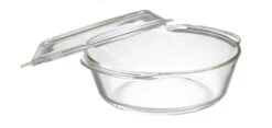 Sareva Ovenschaal Met Deksel - Hittebestendig Glas - ø 21.5 Cm / 2 Liter -Cuisine Et Table 8720364451905 1
