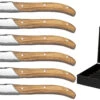 Jay Hill Steakmessen Laguiole - Raw Black - Olijfhout - 6 Stuks -Cuisine Et Table 8720364453459
