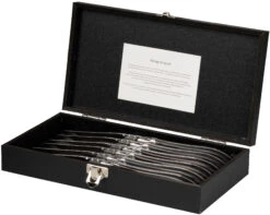 Jay Hill Steakmessen Laguiole - Zwart - 6 Stuks 11 Jay Hill Steakmessen Laguiole - Zwart - 6 Stuks -Cuisine Et Table 8720364453473 6