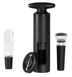 Sareva Wijnopener Set (met Wijnstopper. Foliesnijder & Schenktuit) -Cuisine Et Table 8720364454531 1