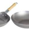 Pannenset Voccelli (Koekenpan ø 28 Cm & Wokpan ø 30 Cm) - Zonder Anti-aanbaklaag -Cuisine Et Table 8720955225908