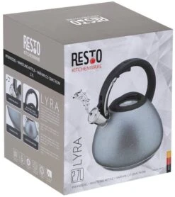 Resto Kitchenware Fluitketel Lyra - Zilver - 2.7 Liter -Cuisine Et Table 90605.4260403577325.ver09