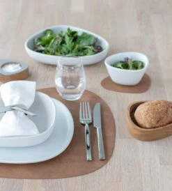LIND DNA Placemat Nupo - Leer - Nature - 44 X 37 Cm -Cuisine Et Table 982473 4 1614039102