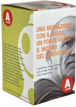 Alessi Suikerpot Gino Zucchino - AGV02 R - Rood - Door Guido Venturini -Cuisine Et Table AGV02 R verpakking 2