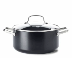 GreenPan Kookpan Met Deksel - Copenhagen - Zwart - ø 20 Cm / 3.3 Liter