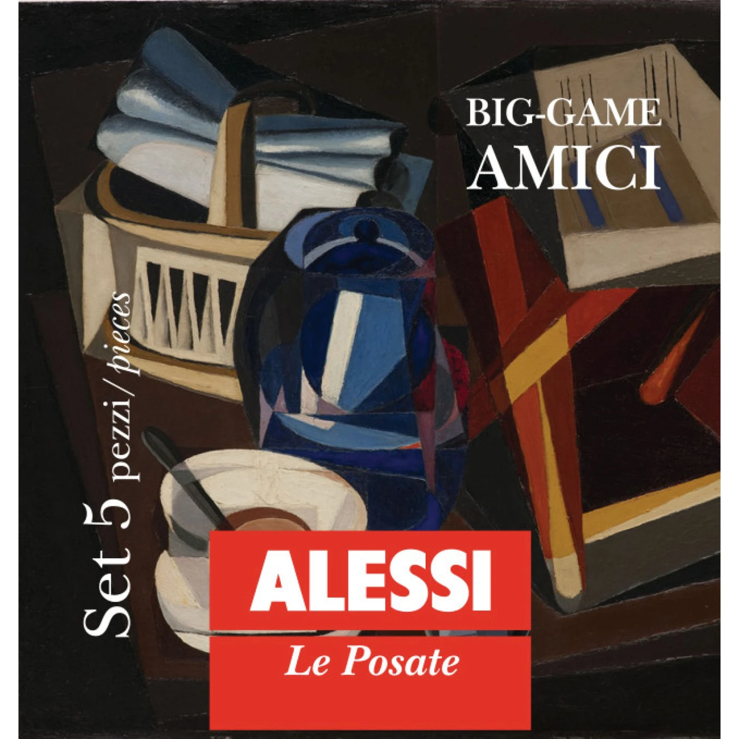 Alessi Bestekset Amici - BG02S5 - 5-delig - Door Big-Game 6 Alessi Bestekset Amici - BG02S5 - 5-delig - Door Big-Game - Image 4