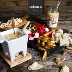Boska Fondueset - 2 Personen - Wit 10 Boska Fondueset - 2 Personen - Wit -Cuisine Et Table Boska Tapas Fondue Eiken 2
