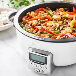 GreenPan Omnicooker - 5.7 Liter - Cream - Keramische Anti-baklaag -Cuisine Et Table CC005288 001 CC005289 001 image4 feature2 7eb6e770 67fc 471c af6a e109cb36aff8