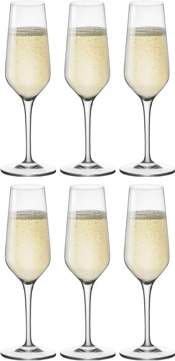 Bormioli Rocco Champagneglazen Electra - 230 Ml - 6 Stuks 3 Bormioli Rocco Champagneglazen Electra - 230 Ml - 6 Stuks