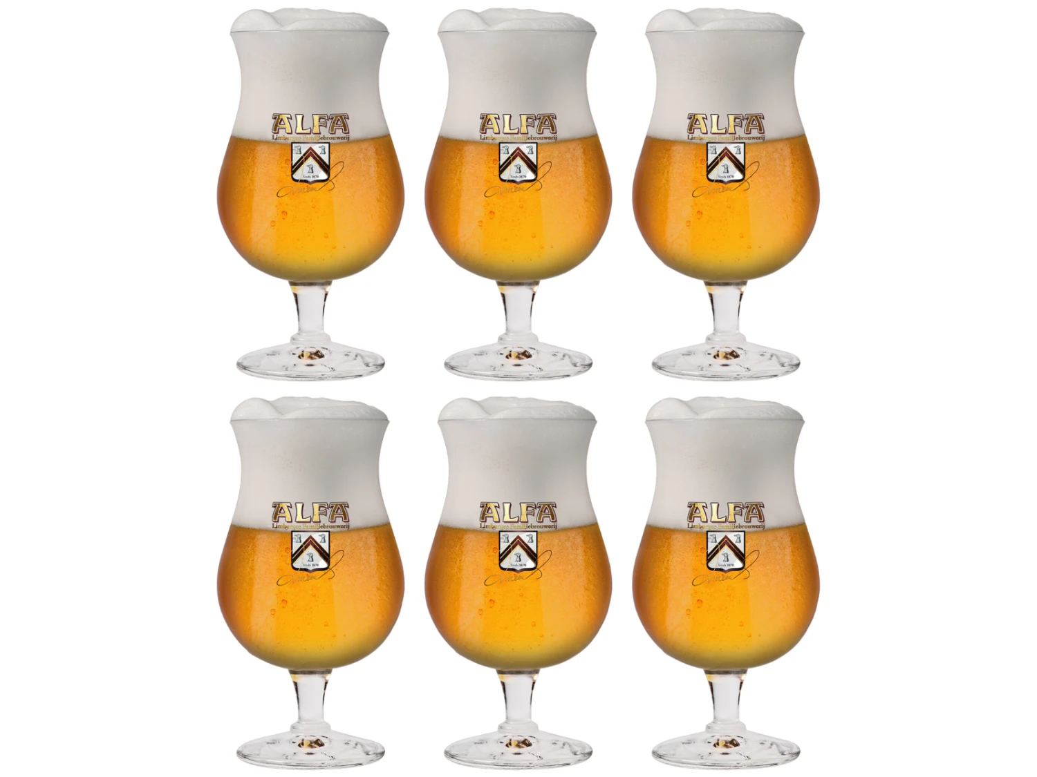 Alfa Bierglas Sommelier - 250 Ml - 6 Stuks 3 Alfa Bierglas Sommelier - 250 Ml - 6 Stuks