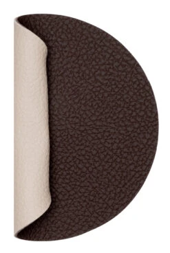 Jay Hill Placemats - Vegan Leer - Bruin / Zand - Dubbelzijdig - ø 38 Cm - 6 Stuks -Cuisine Et Table CL.118086 2