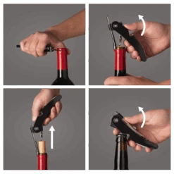 Vacu Vin Kurkentrekker Single Pull - Zwart 11 Vacu Vin Kurkentrekker Single Pull - Zwart -Cuisine Et Table CL.193869 b 2