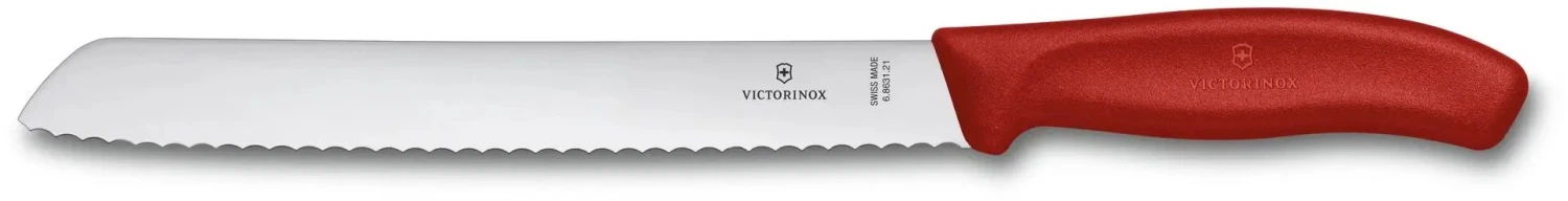 Victorinox Broodmes Swiss Classic - Rood - 21 Cm 3 Victorinox Broodmes Swiss Classic - Rood - 21 Cm