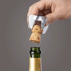 Vacu Vin Champagne Opener - Compact - Zilver -Cuisine Et Table ChampagneOpener Instructions