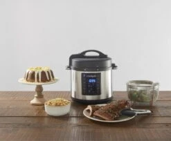 Crockpot Express Slowcooker + Snelkookpan - Uitneembare Binnenpan - 5.6 Liter - CR089 Met Stoommand & Tang) -Cuisine Et Table Crockpot Express Slowcooker Snelkookpan CR089 5.6 Liter 3