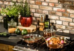 DUCQ Steelpan Met Deksel - Koper - ø 16 Cm / 1.5 Liter 11 DUCQ Steelpan Met Deksel - Koper - ø 16 Cm / 1.5 Liter -Cuisine Et Table DUCQ 030