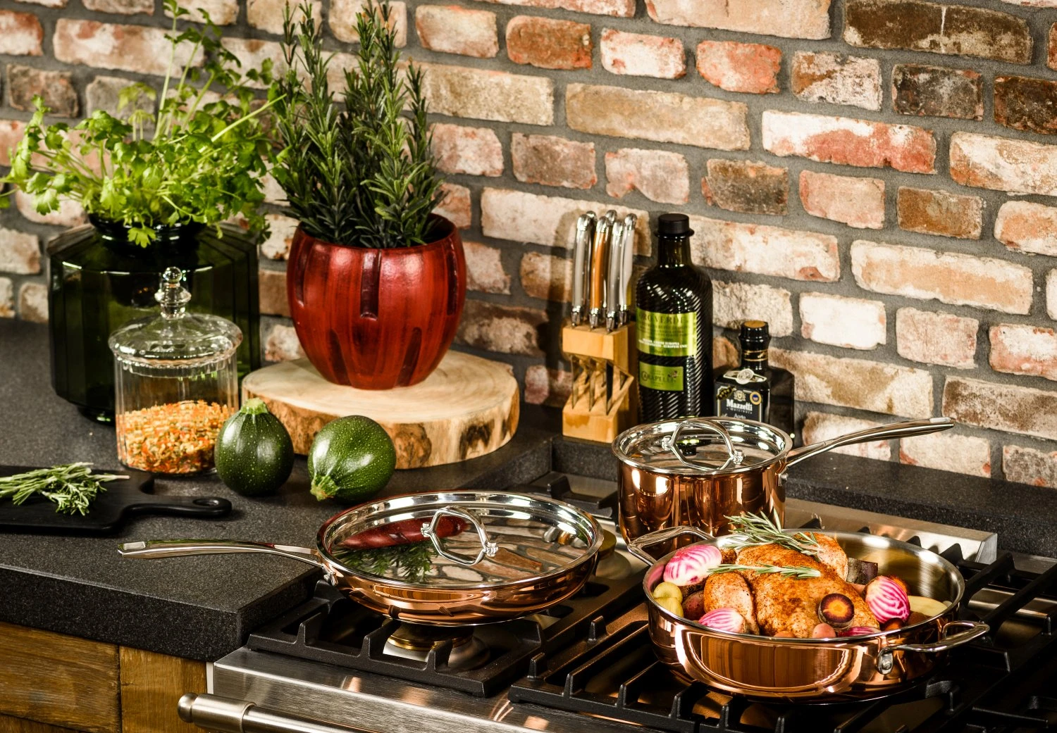 DUCQ Steelpan Met Deksel - Koper - ø 16 Cm / 1.5 Liter 4 DUCQ Steelpan Met Deksel - Koper - ø 16 Cm / 1.5 Liter - Image 3