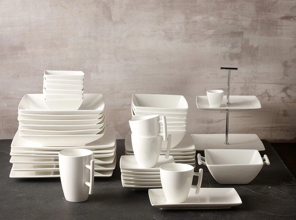 BonBistro Ovenschaal Yong Squito - 19 X 19 X 6 Cm / 1.4 Liter - Wit - 2 Stuks 4 BonBistro Ovenschaal Yong Squito - 19 X 19 X 6 Cm / 1.4 Liter - Wit - 2 Stuks - Image 2