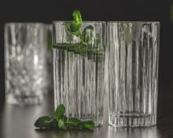 Cookinglife Longdrinkglazen Moville - 440 Ml - 4 Stuks -Cuisine Et Table Glas04 streep 9 1