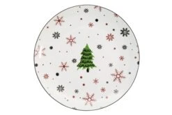 Studio Tavola Kerstservies - Porselein - Rood - 18-delig / 6 Personen -Cuisine Et Table HIT Kerstservies Rood 02