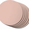 Jay Hill Placemats - Vegan Leer - Grijs / Roze - Dubbelzijdig - ø 38 Cm - 6 Stuks -Cuisine Et Table Jay Hill Placemats 19