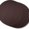 Jay Hill Placemats - Vegan Leer - Bruin / Zand - Dubbelzijdig - ø 38 Cm - 6 Stuks -Cuisine Et Table Jay Hill Placemats 20