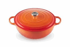 Le Creuset Braadpan Signature - Marmite - Oranjerood - ø 32 Cm / 7 Liter -Cuisine Et Table LC 20200117 HL PS FS 21114320900430 002